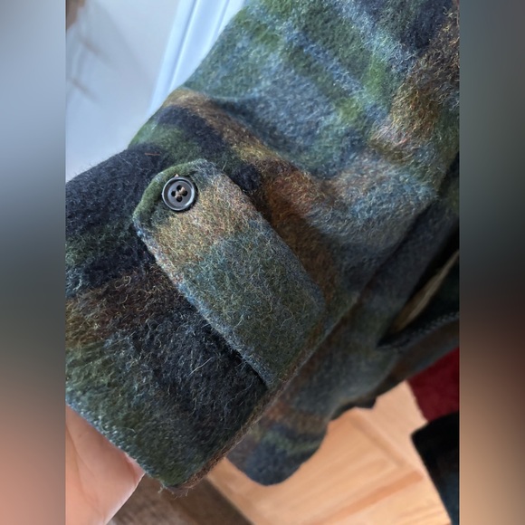 VTG H.W.Carter & Sons Men’s Heavy Wool Plaid Hunting/Chore Jacket,1960’s-70’s, L - Picture 6 of 16